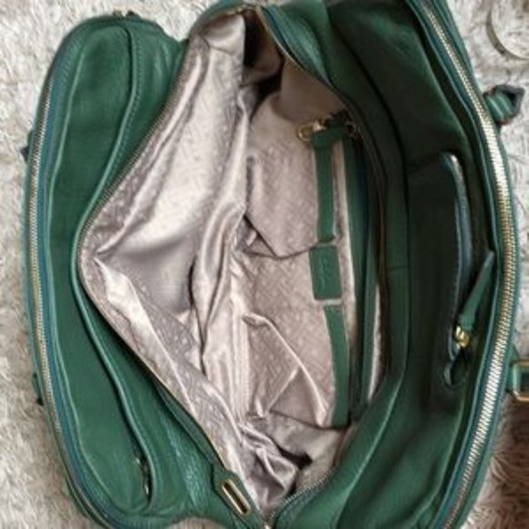 NWT Cole Haan pebbled leather small travel duffel - Picture 5 of 6